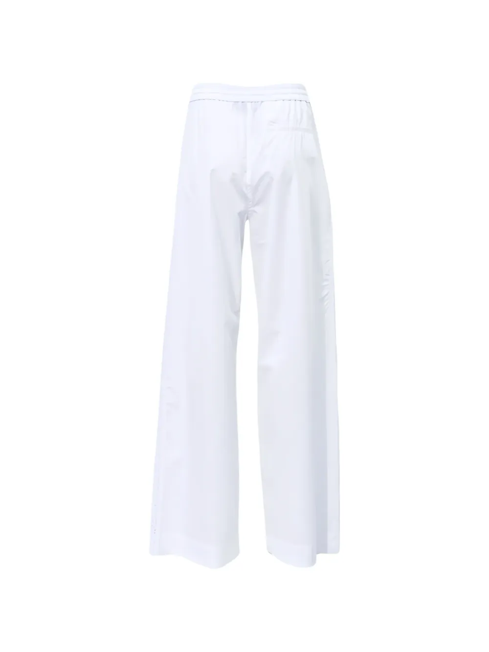 Iceberg Wijde broek met trekkoord Wit