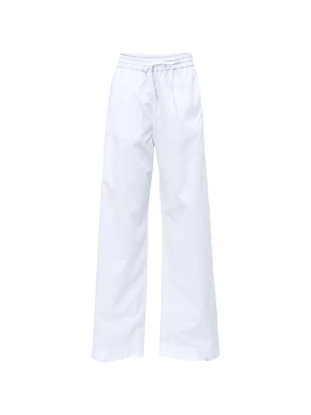 Iceberg Pantaloni a gamba ampia con coulisse - Bianco