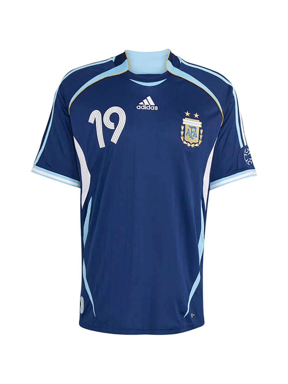 adidas Argentina 2006 Away Messi 19 jersey - Blu