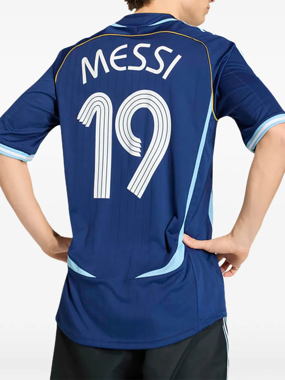 adidas Argentina Away 2006 Messi 19 jersey Blauw