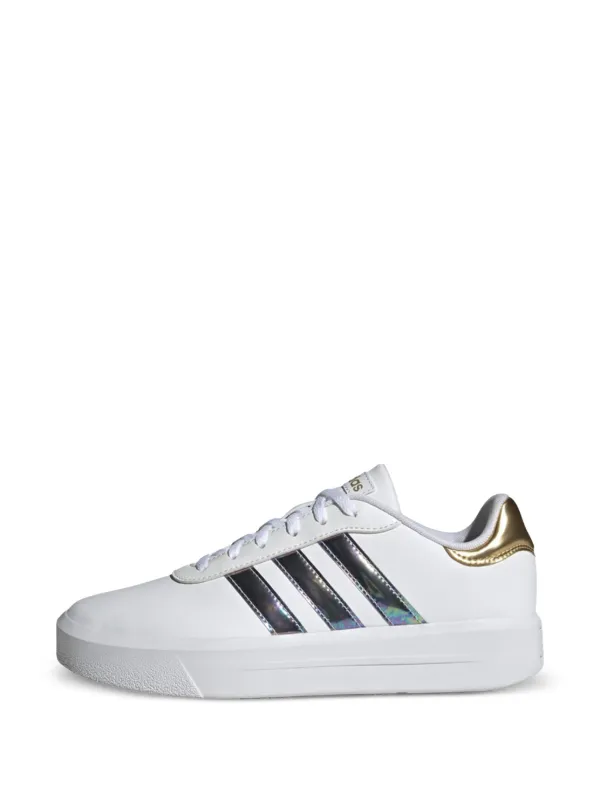 adidas gazelle silver green womens Court Platform Shoes