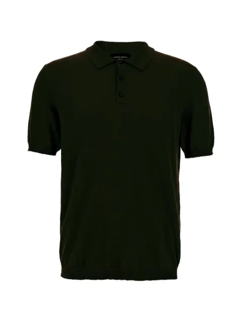 Roberto Collina short-sleeve textured polo shirt
