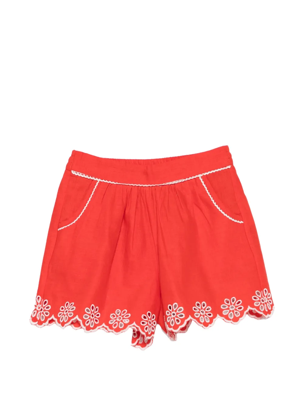 Stella McCartney Kids embroidered shorts