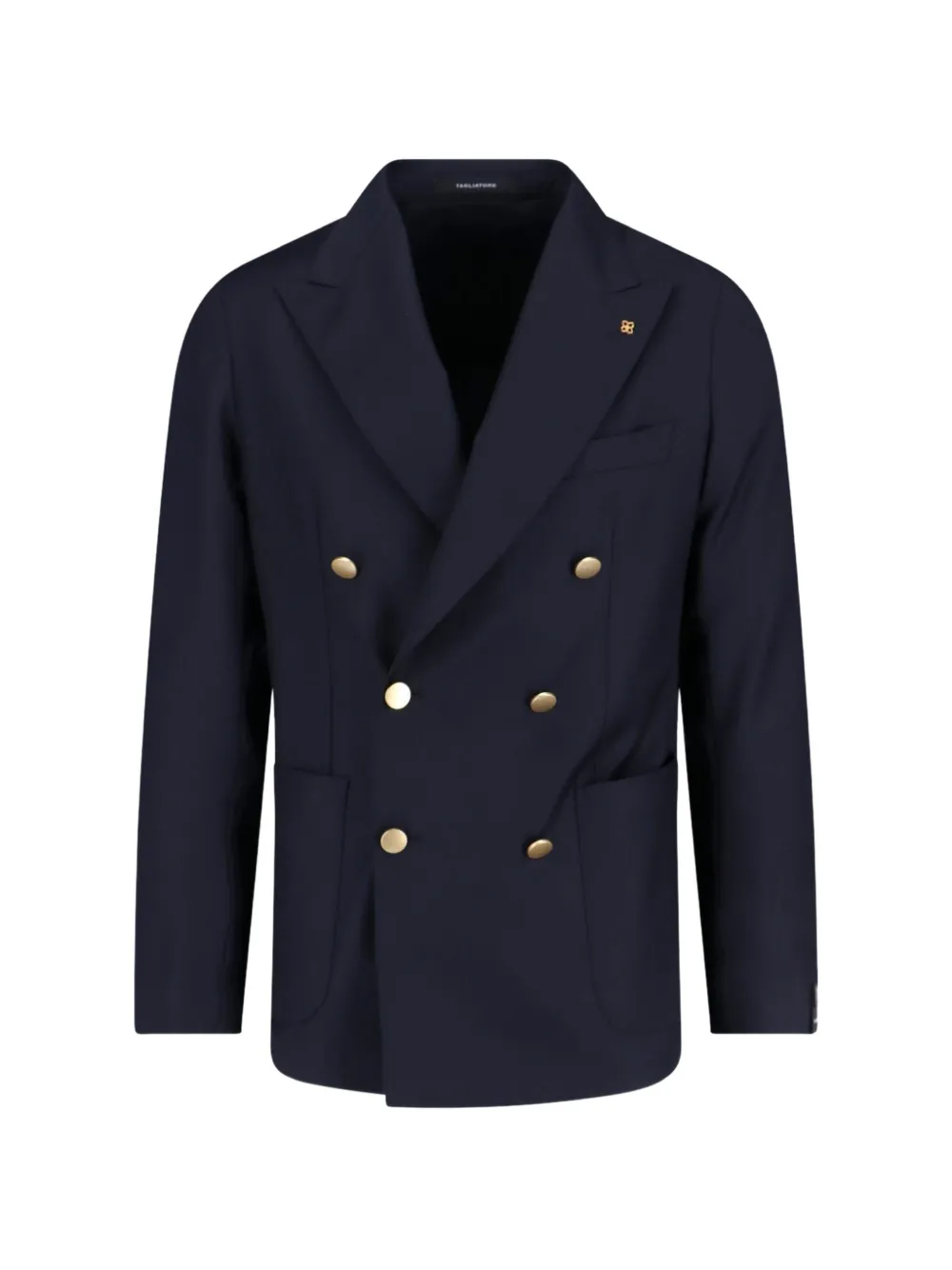 Tagliatore double-breasted wool blazer - Blu
