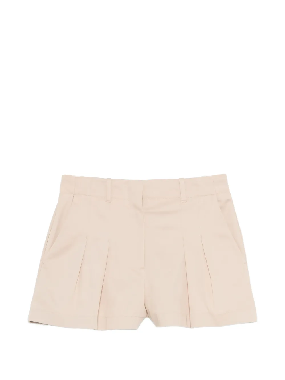 Lacoste pleated tailored shorts - Nude