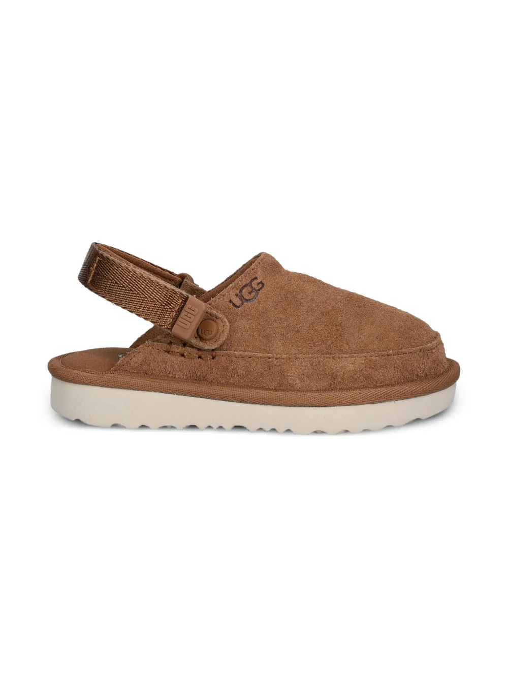 UGG Kids Mules con logo - Marrone