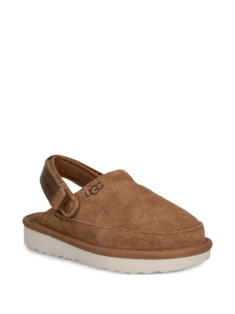 UGG Kids Mules con logo - Marrone