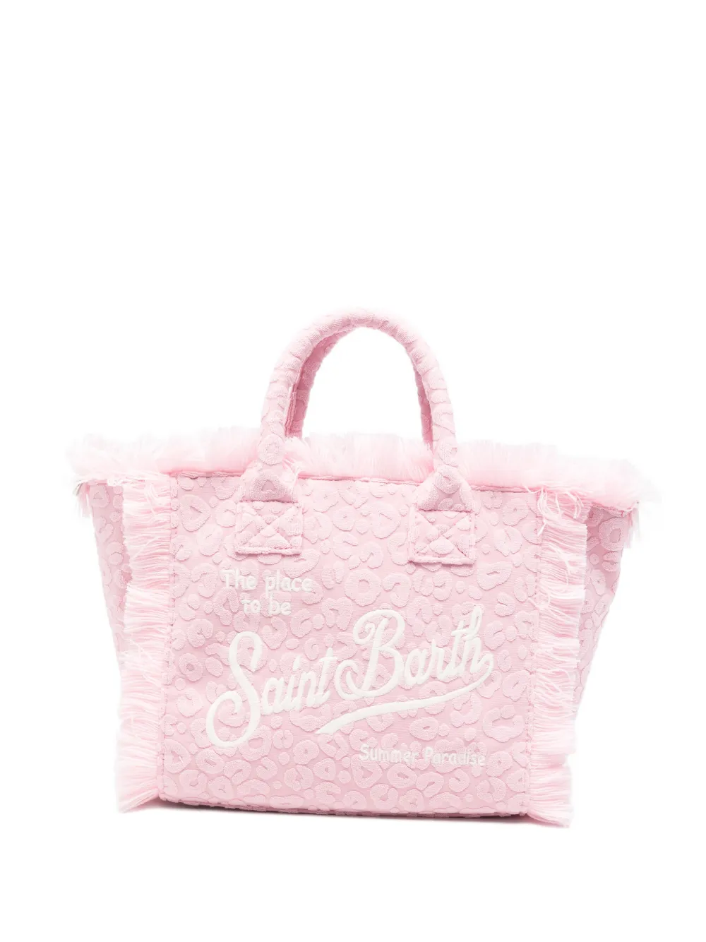 MC2 Saint Barth fringed-trim tote bag - Rosa