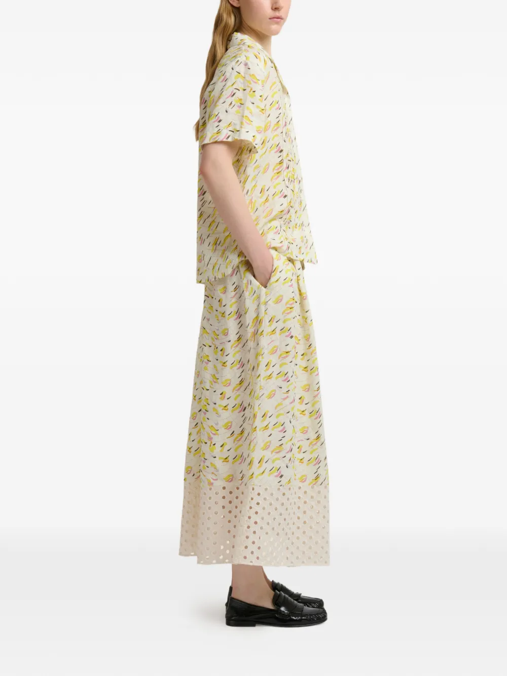 Marni Linnen blouse Wit