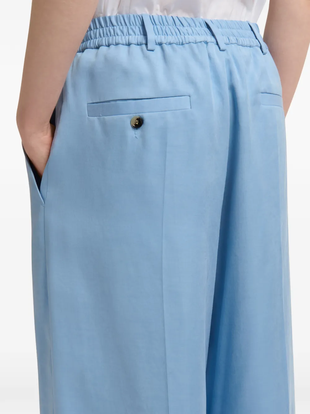 Marni Broek met wijde pijpen Blauw