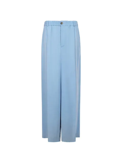 Marni elasticated pleat front trousers