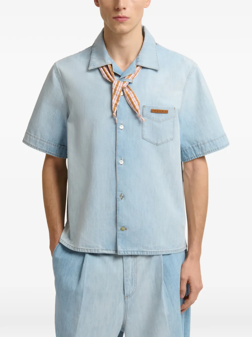  Marni Camisa A Cuadros - Azul 