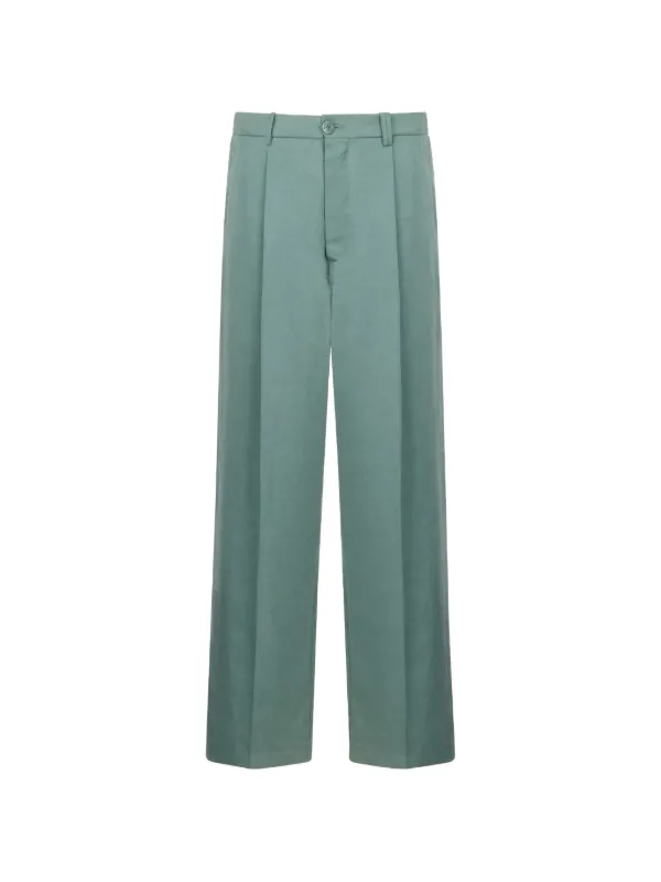 Marni ワイドパンツ | グリーン | FARFETCH JP