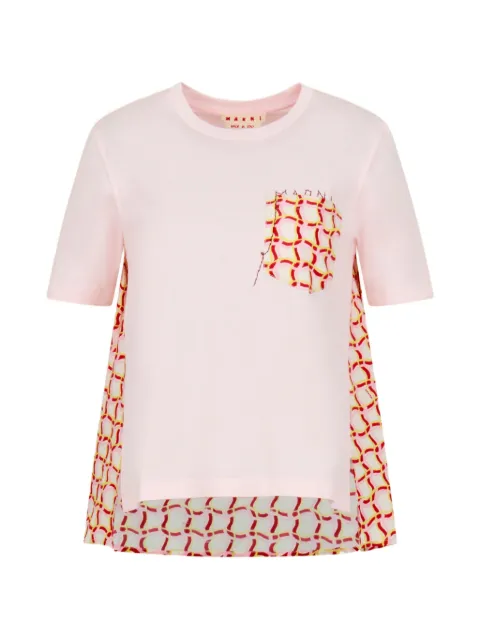 Marni printed pocket back T-shirt