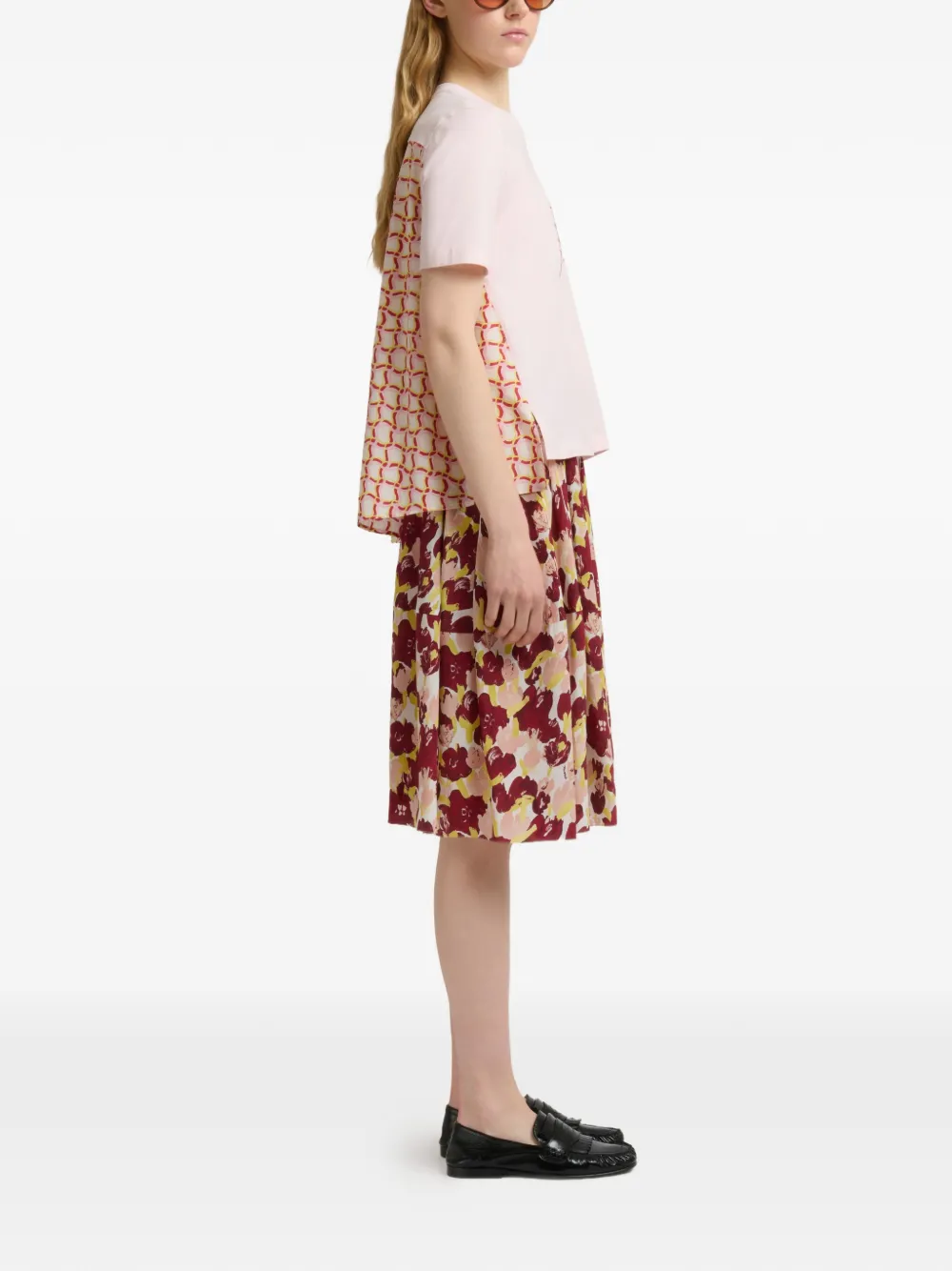  Marni Printed Pocket Back T-shirt - Pink 