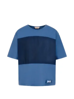 Moschino ストライプ VネックTシャツ | ブルー | FARFETCH JP