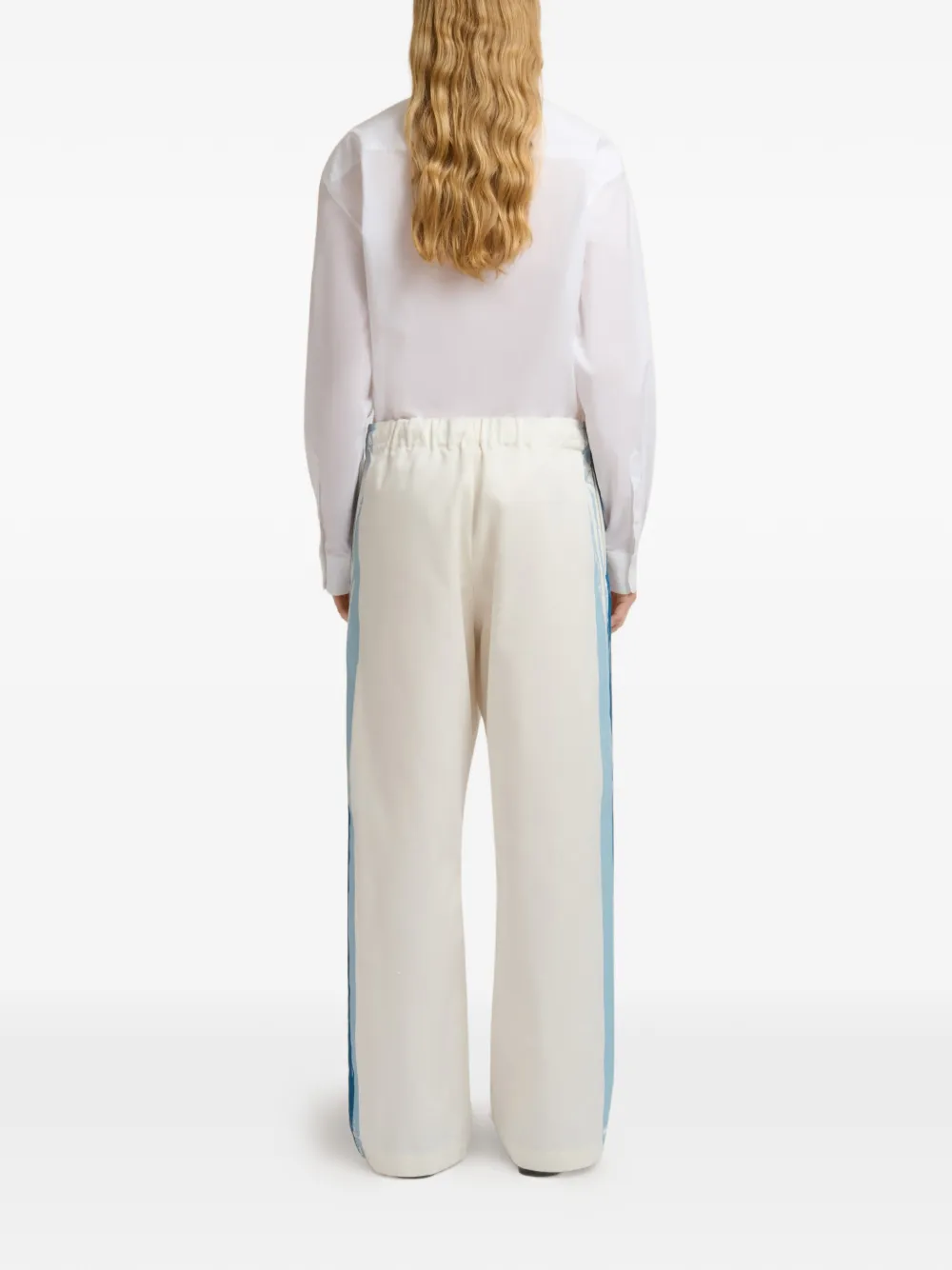 Marni Gabardine trainingsbroek met strepen Beige