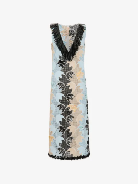 Marni broderie anglaise floral dress