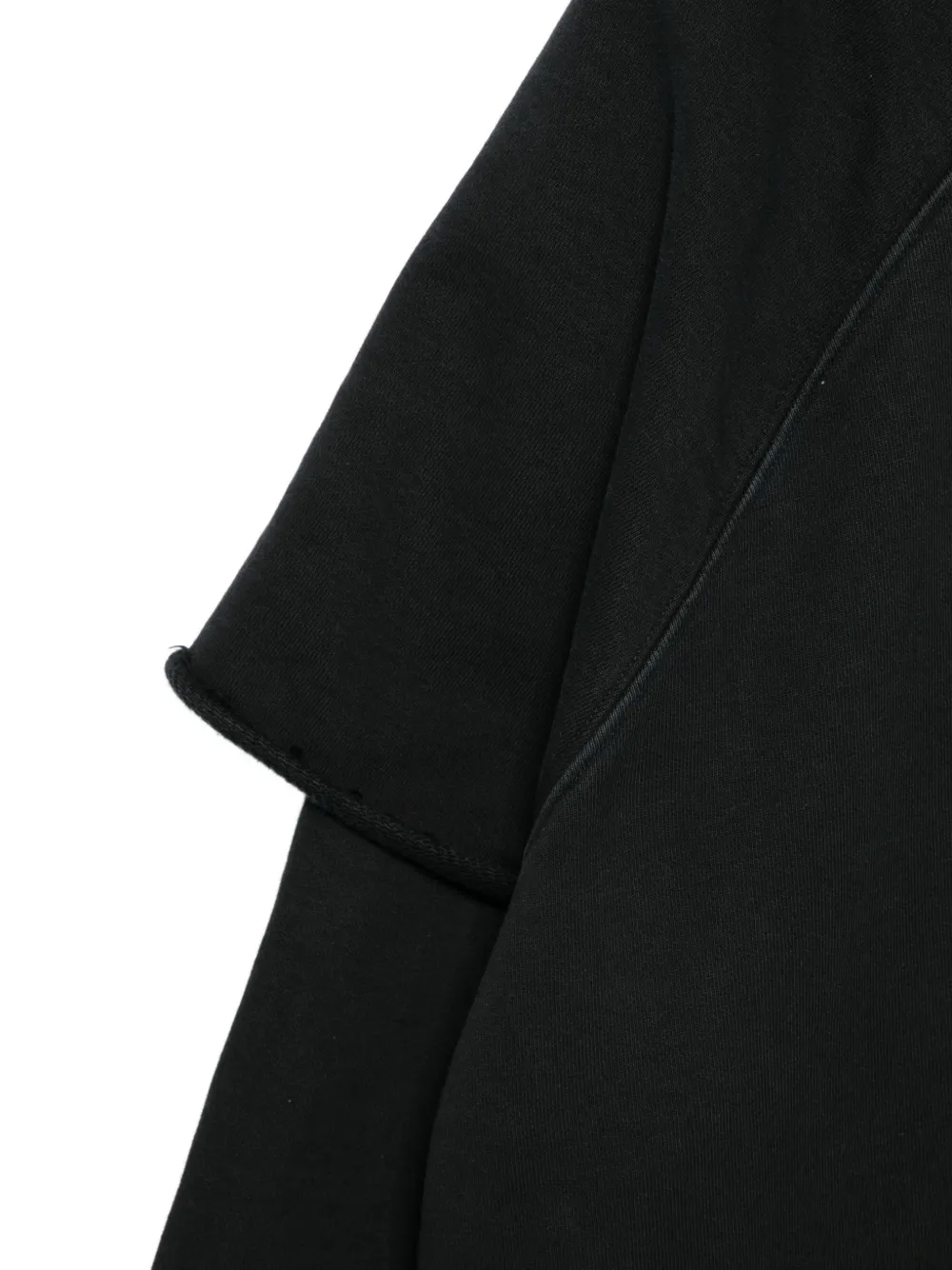 Champion Hoodie met gerafelde afwerking Zwart