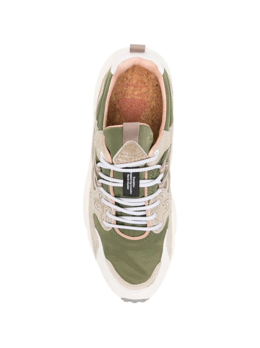 FLOWER MOUNTAIN Yamano 3 nubuck leren sneakers Groen