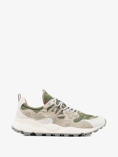 FLOWER MOUNTAIN Yamano 3 nubuck leather sneakers