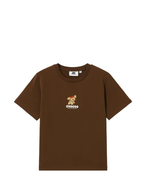 CHOCOOLATE logo-embroidered T-shirt