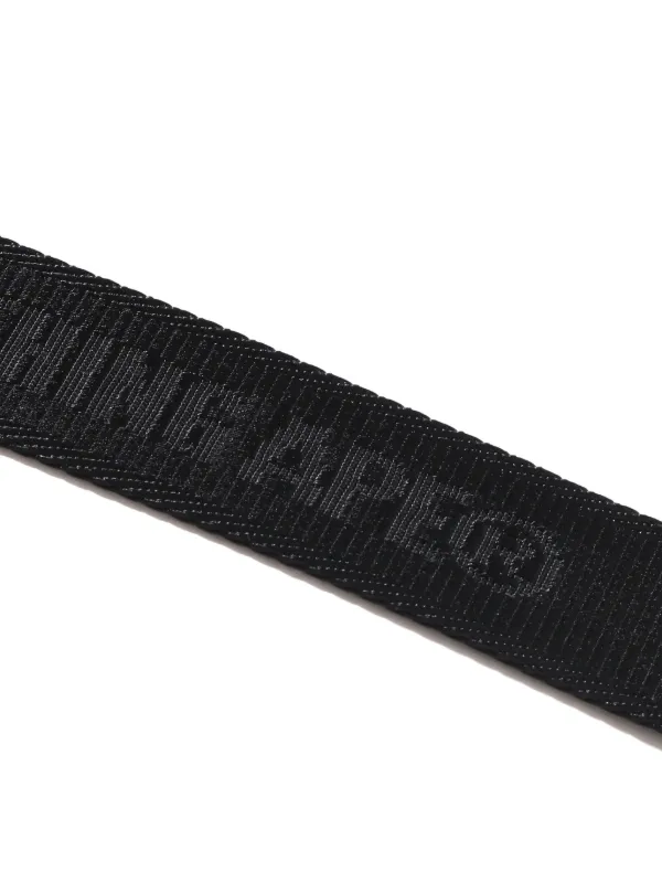 A BATHING APE® ロゴバックル ベルト | ブラック | FARFETCH JP