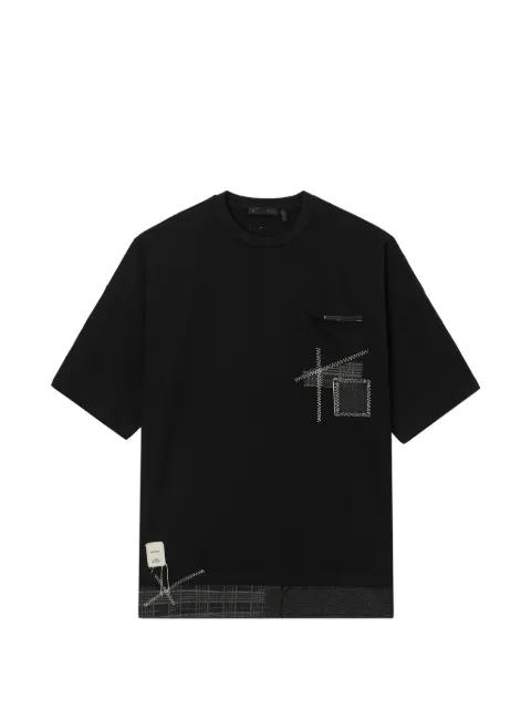 FIVE CM t-shirt à design patchwork