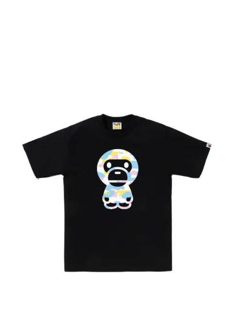 A BATHING APE® playera con estampado gráfico Ape
