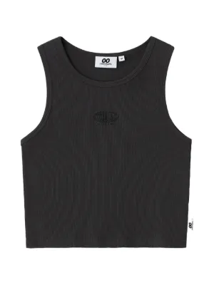 FENDI sequin-logo Tank Top | Black | FARFETCH AO