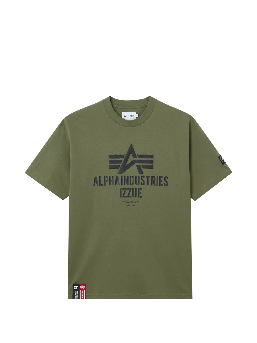 izzue logo T-shirt - Verde