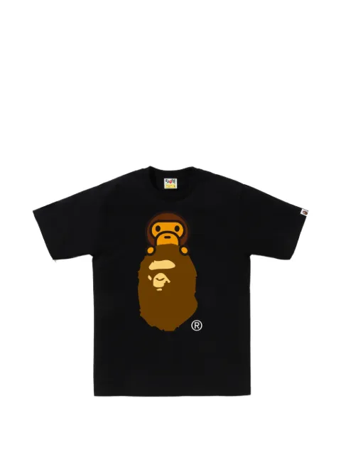 A BATHING APE® playera con motivo gráfico