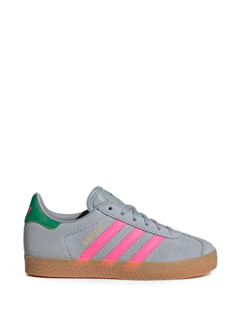 adidas Kids Gazelle lace-up sneakers - Grigio