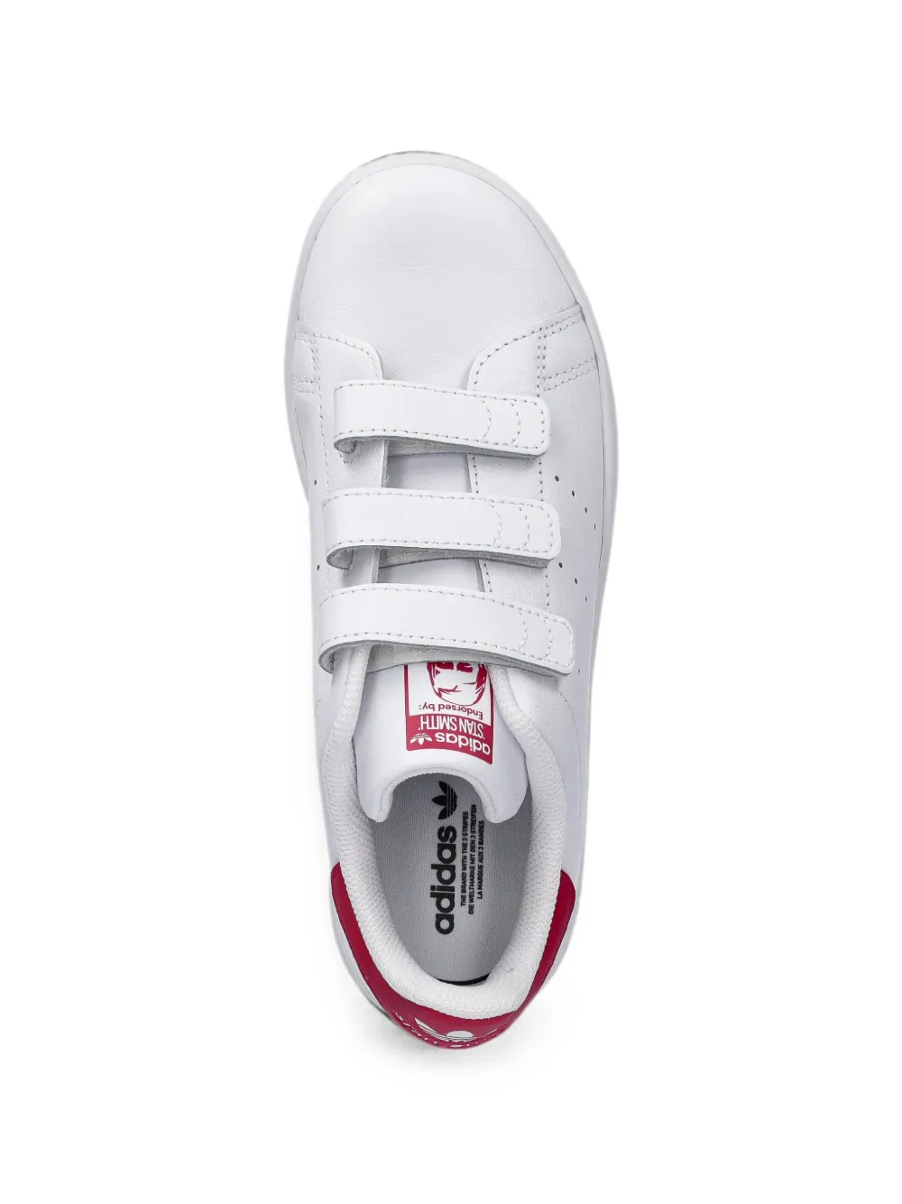 adidas Kids Stan Smith leren sneakers Wit