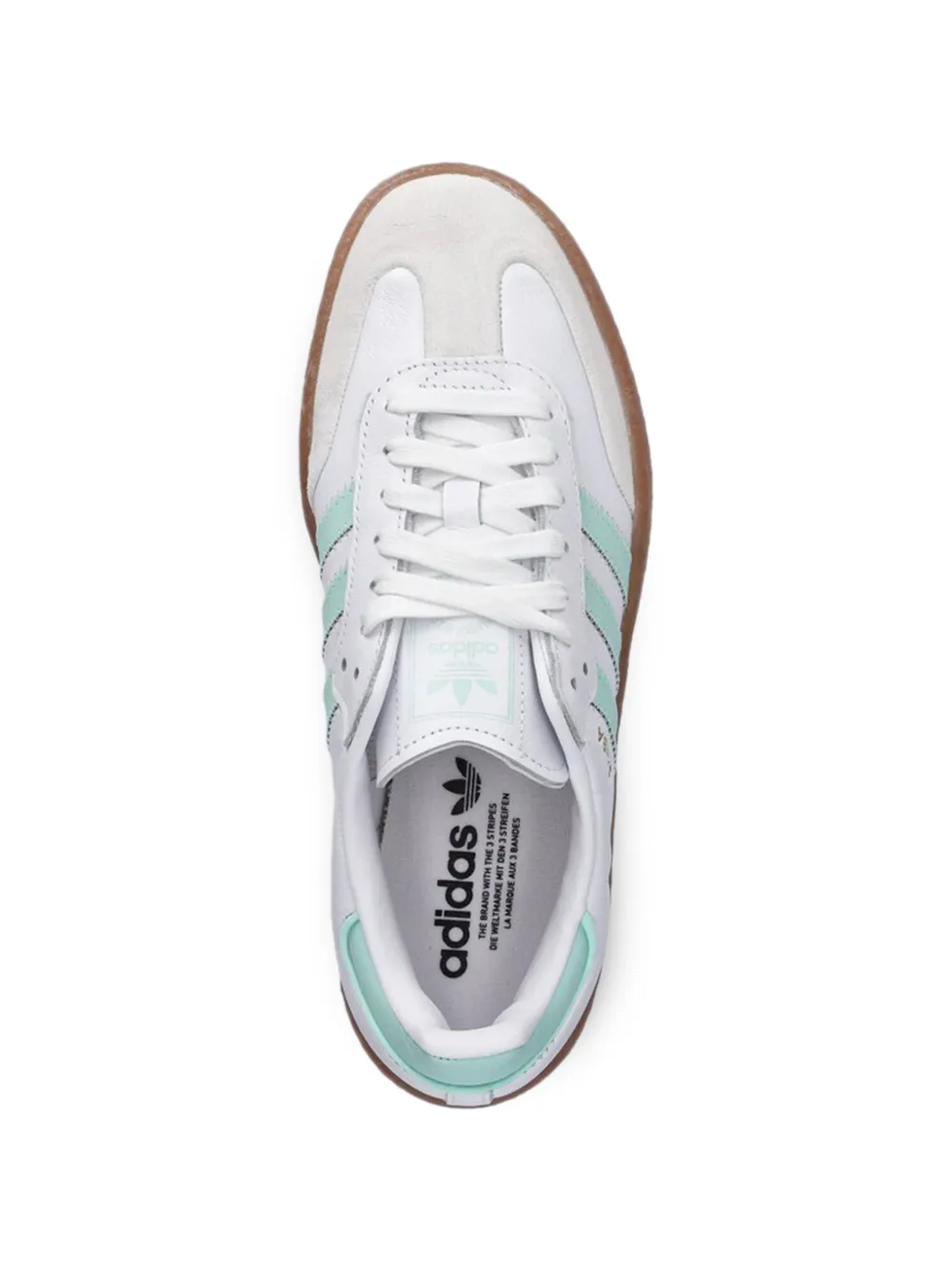 adidas Kids stripes samba sneakers Wit