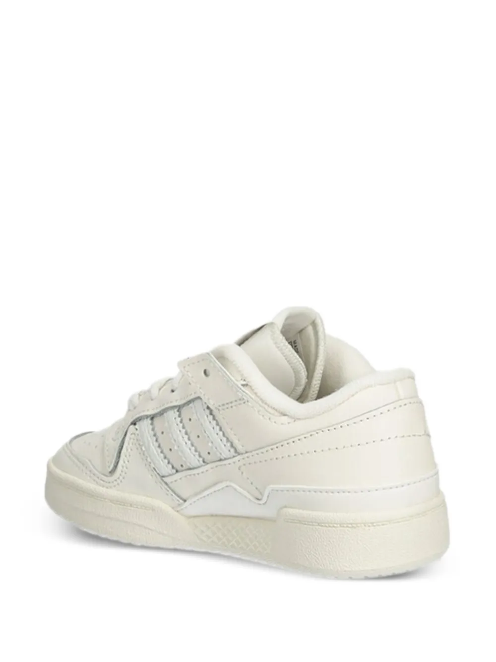 adidas Kids Forum Low sneakers met geperforeerde details en strepen Wit