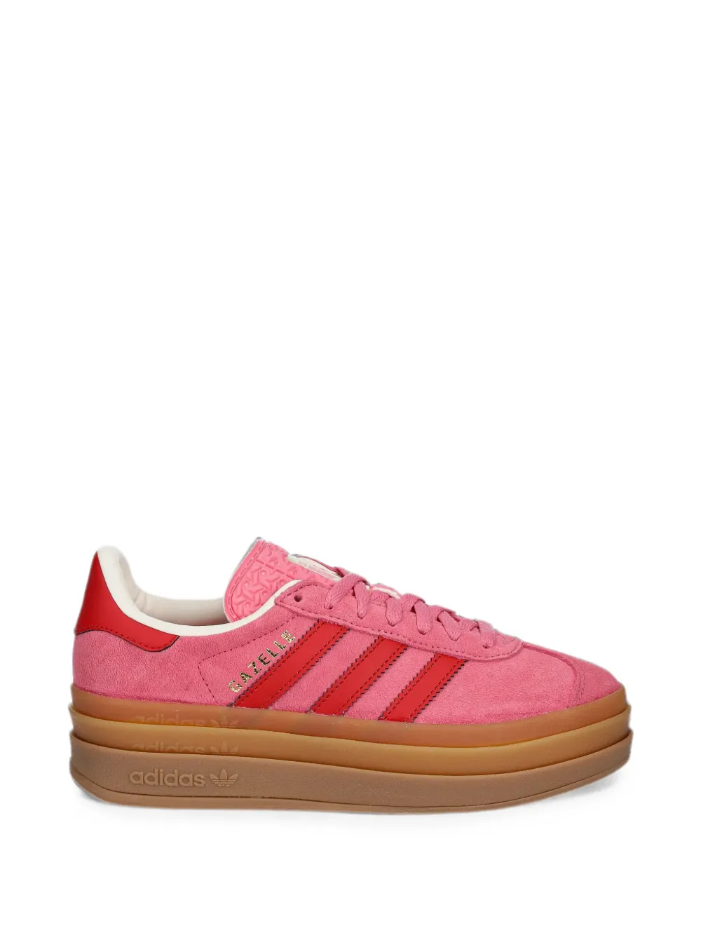 adidas Kids Gazelle Bold platform sneakers Roze