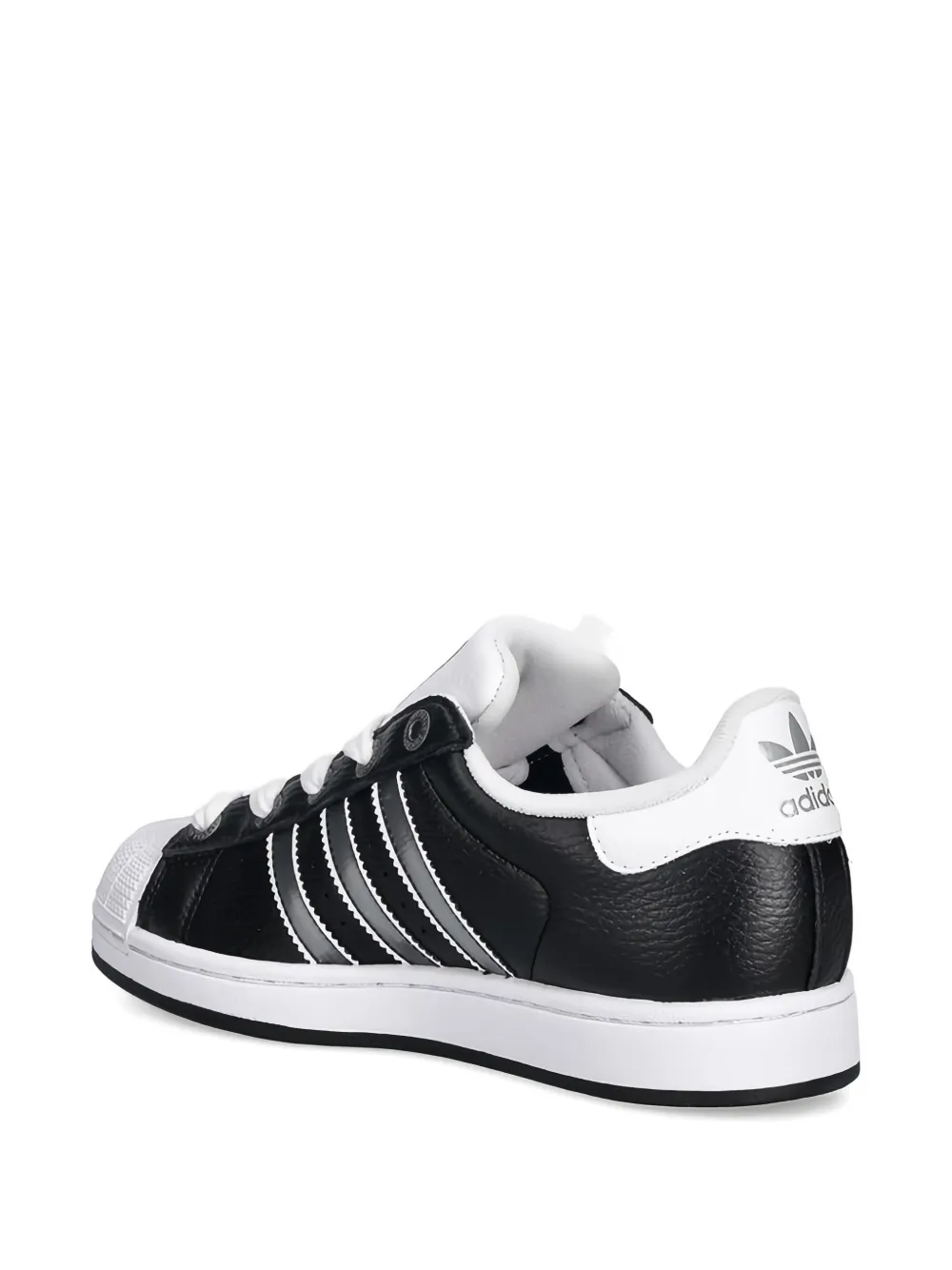adidas Kids Superstar II stripe sneakers Zwart