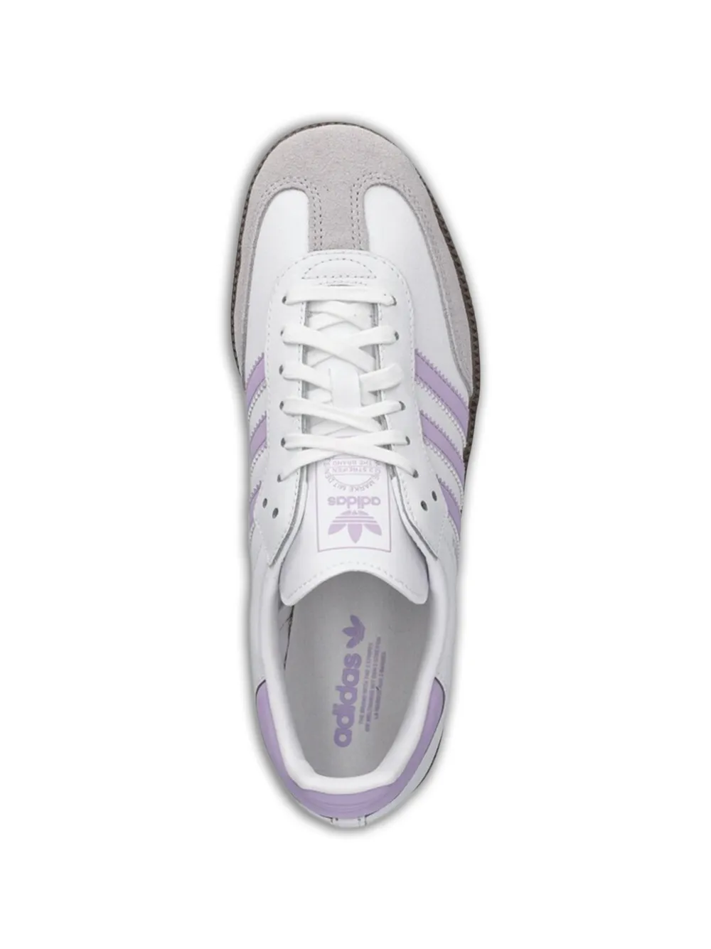 adidas Kids striped samba sneakers Wit