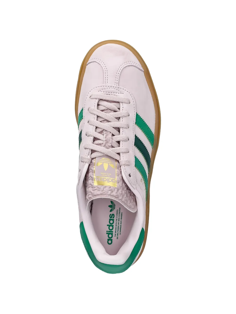 adidas Kids stripes platform sneakers Roze