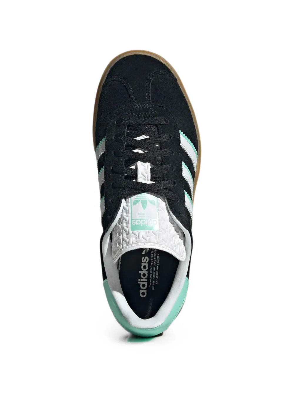 adidas Kids Gazelle Bold platform sneakers Zwart