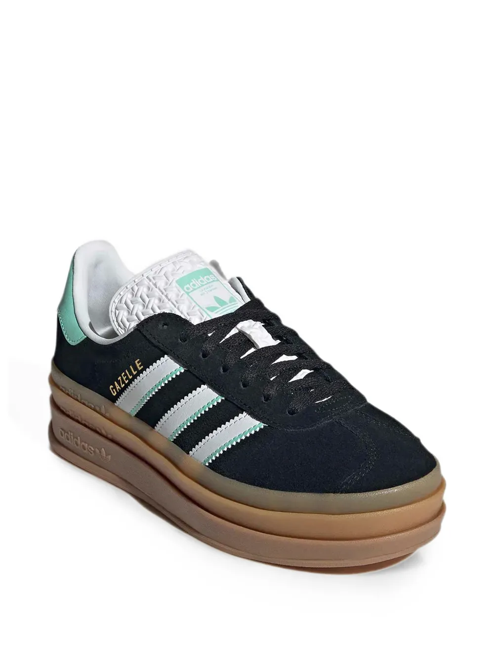 adidas Kids Gazelle Bold platform sneakers Zwart