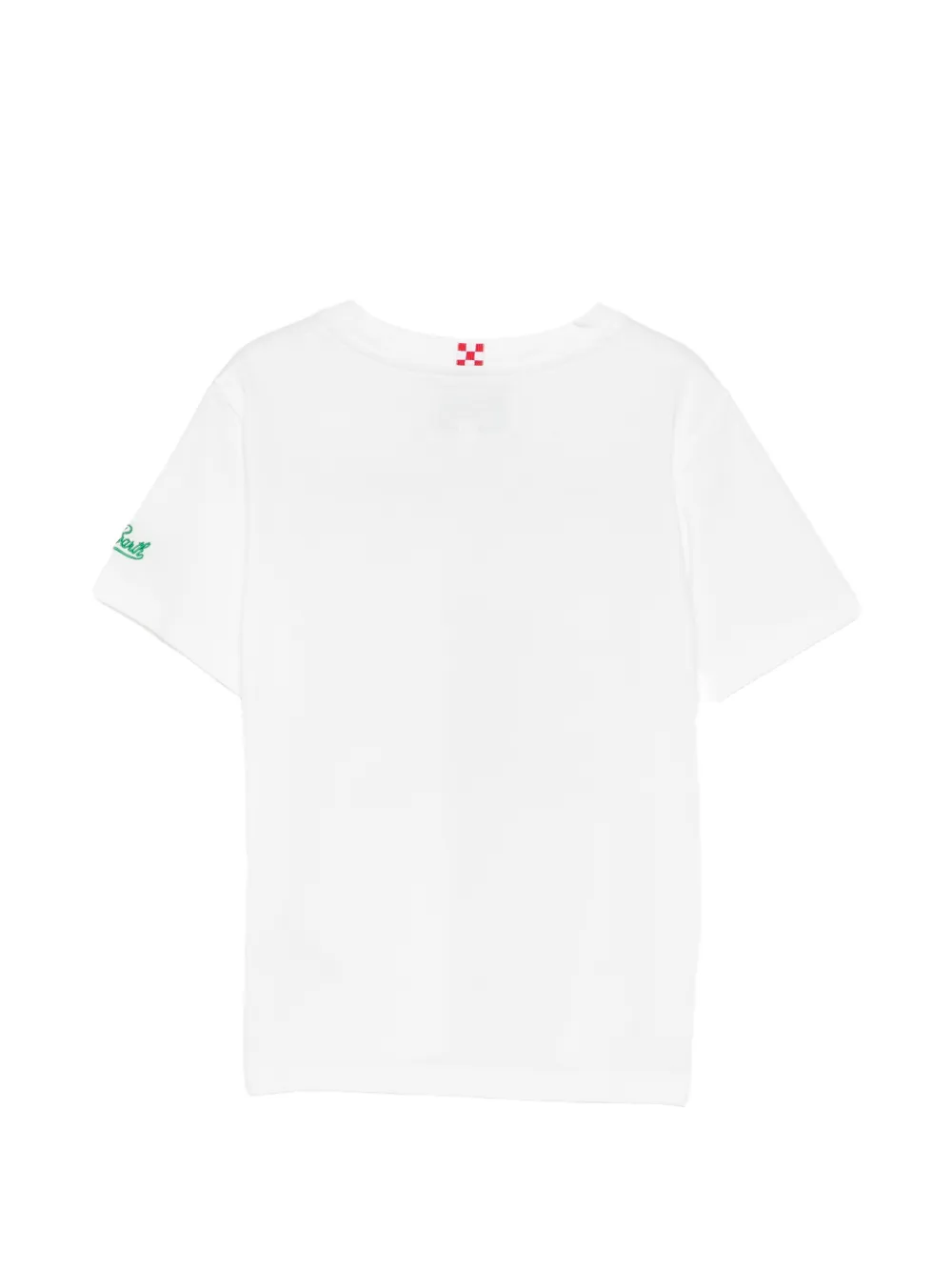MC2 Saint Barth Kids T-shirt met stripprint Wit
