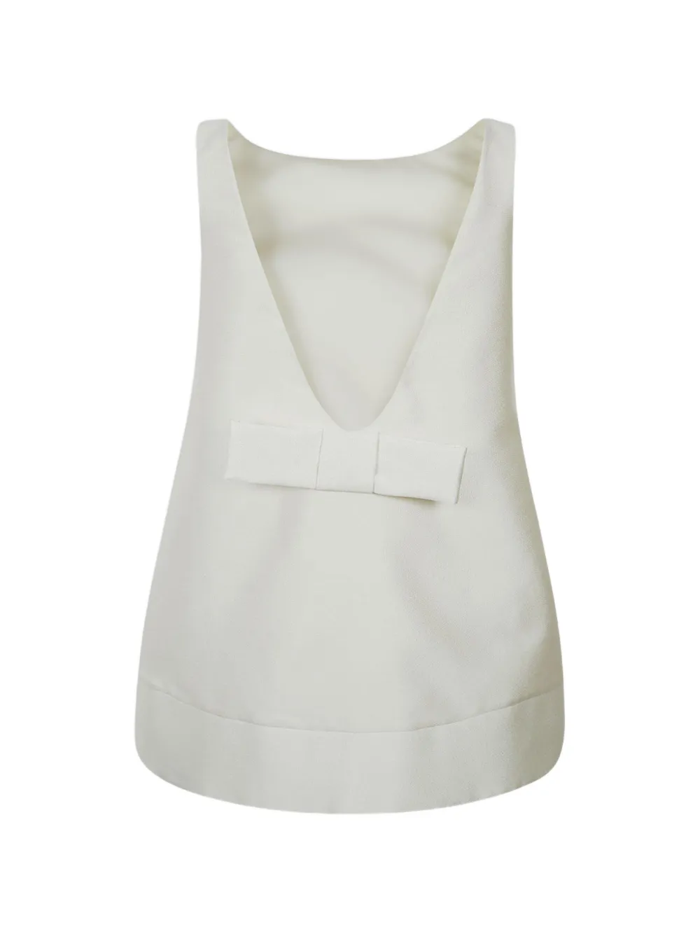 Vivetta bow mini dress - Bianco
