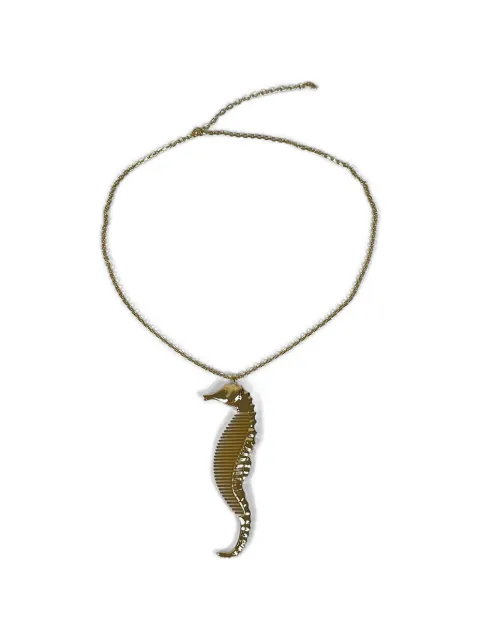 Vivetta seahorse-pendant cable-link necklace