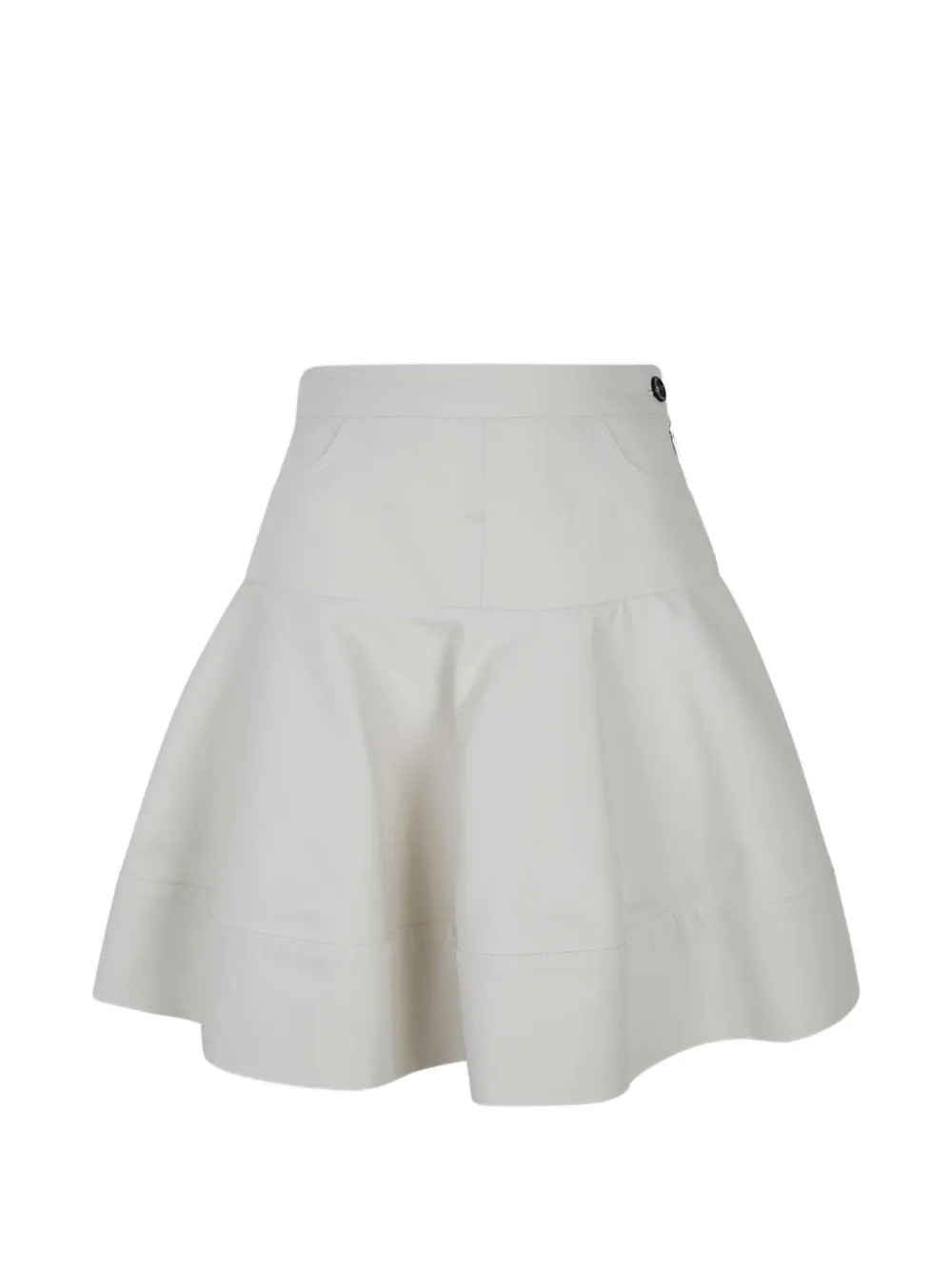 Vivetta float-bottom mini skirt - Toni neutri