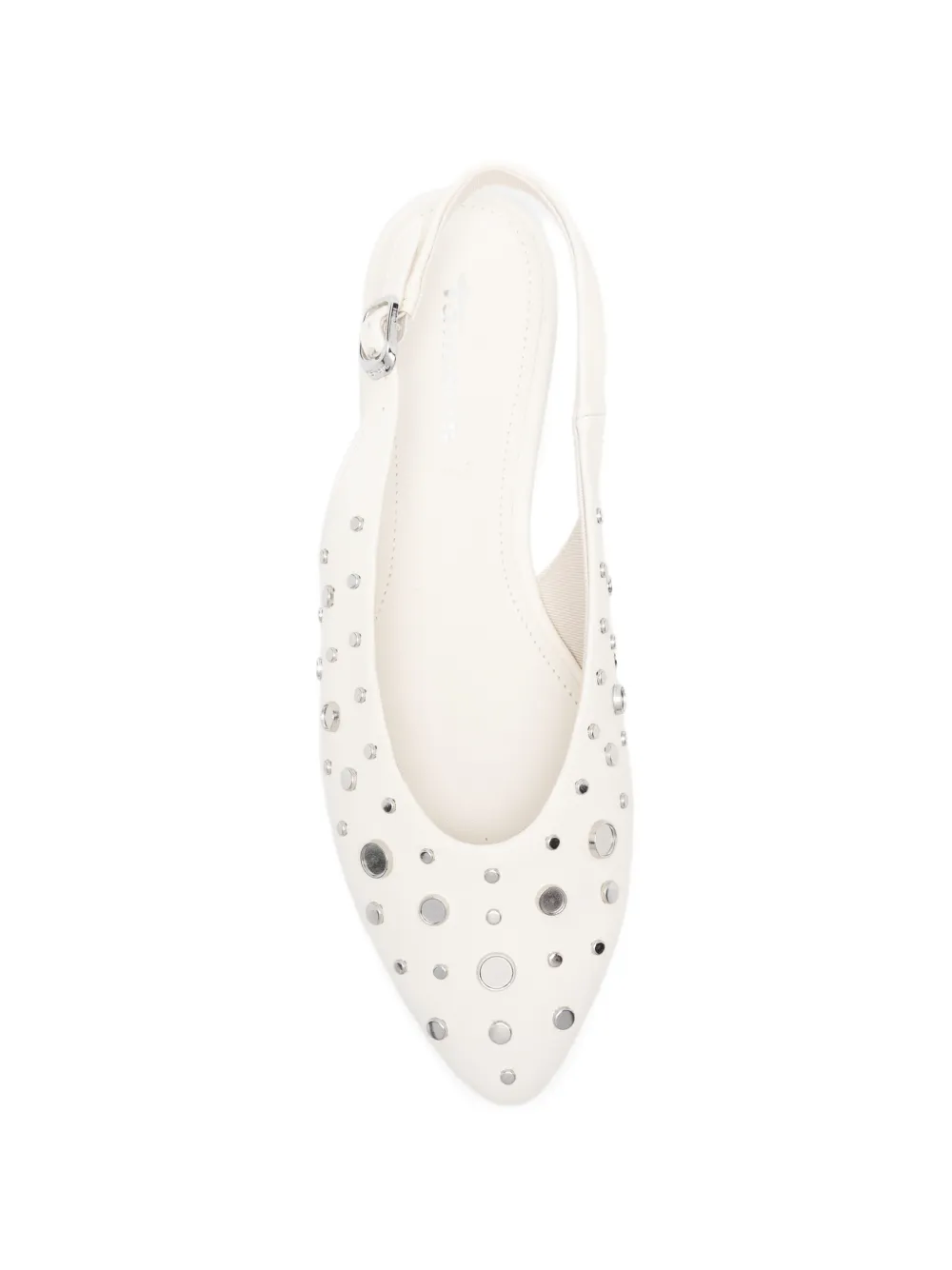 TAMARIS Slingback pumps met studs Beige