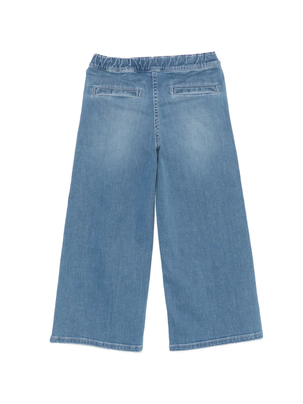 Button-Embellished Jeans