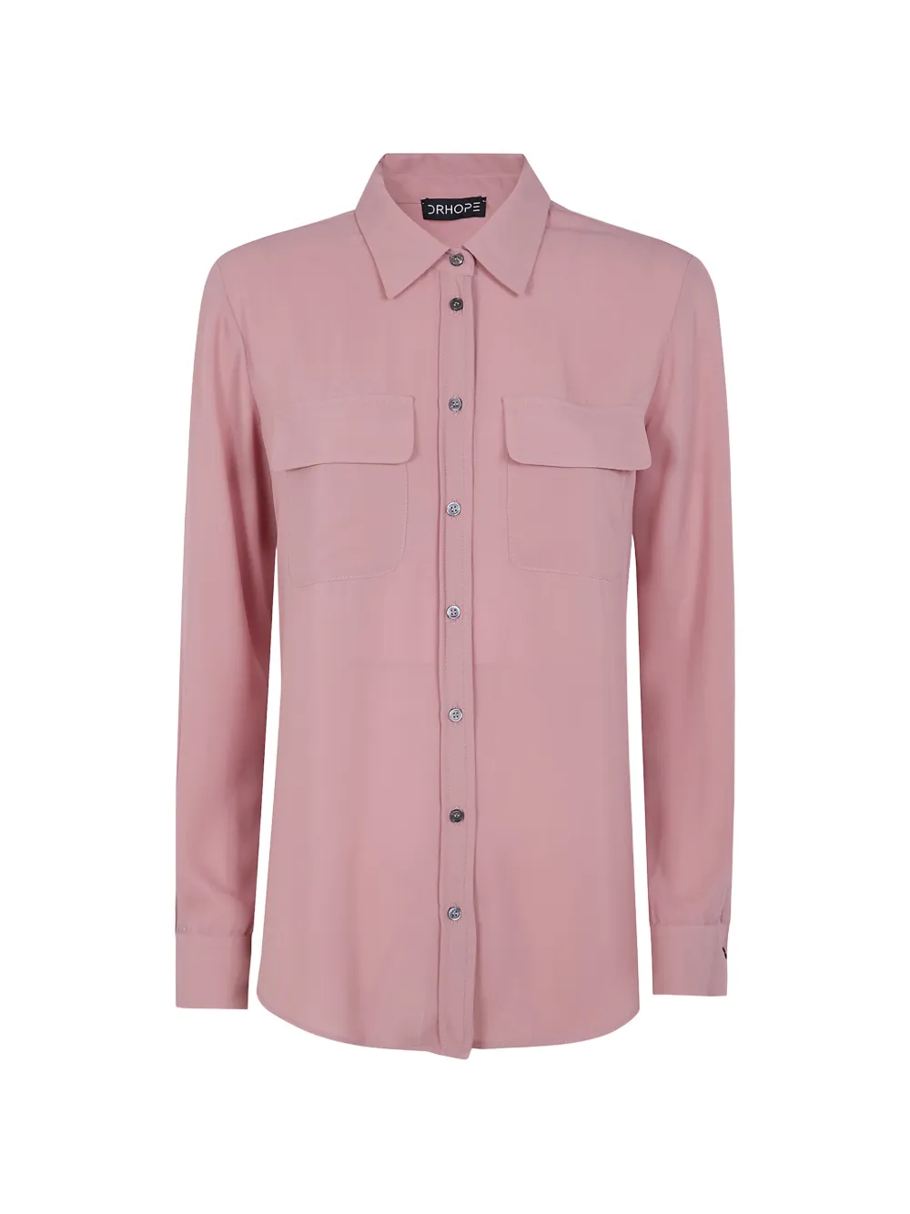 DRHOPE flap-pocket shirt - Rosa