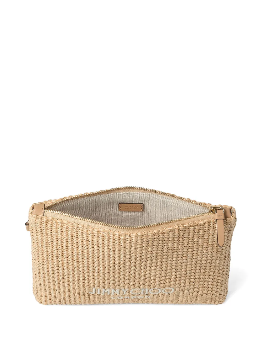 Jimmy Choo Buidel met rits Beige